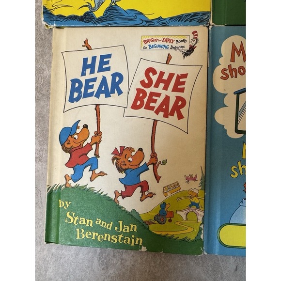 Dr. Seuss Beginner Books Hardcover Lot of 9 Various Titles Vintage 1960's 1970's - Picture 3 of 16
